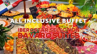 Buffet, Iberostar Selection Bavaro Suites, All Inclusive Resort, Punta Cana Dominican Republic.