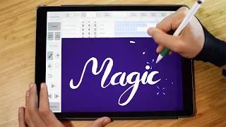 Magic ✨ Calligraphy Animation with iPad Pro