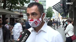 Krawalle Stuttgart: Özdemir weist Passanten zurecht – „Halten Sie bitte die Fresse“