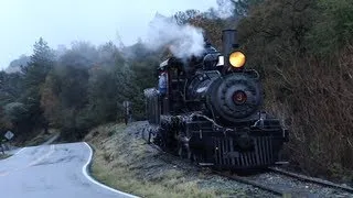 Sierra Railway #3 runs special to Sonora first time in 20 years!