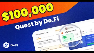 De.Fi Quest 2.0 Airdrop - $100,000 DEFI Token To Grab