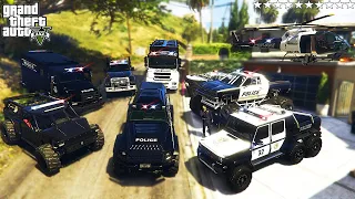 Collecting HEAVY POLICE CARS in GTA 5! | (Real Life Cars #160)