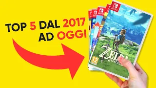 I miei 5 giochi PREFERITI dal 2017 ad OGGI su Nintendo Switch!