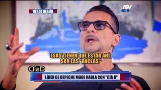 La entrevista del líder de Depeche Mode con "Día D"