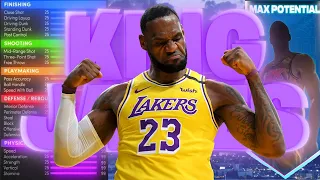 HOW TO CREATE THE GREATEST LEBRON JAMES REPLICA BUILD IN NBA 2K23 NEXT GEN... (BECOME THE KING)