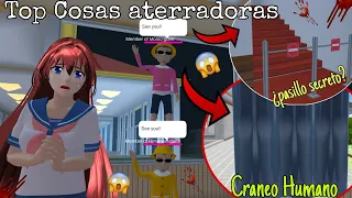 Top de cosas aterradoras en Sakura|| Cráneo Humano 😱||Sakura School Simulator