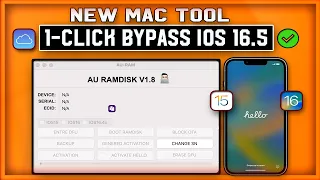 🔥NEW Bypass Passcode or Hello iOS 16.5 - 15.7.6 No Jailbreak ONE CLICK Mac Tool