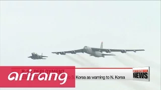 S. Korea, U.S. deploy B-52 bomber over Korean Peninsula