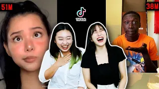 Korean Girls React to 'Most Liked Tiktoks All Time' (Top 10)