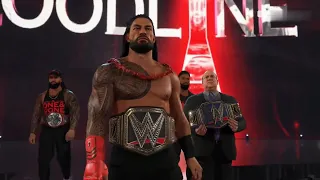 WWE 2K23 Bloodline entrance 1080p 60fps