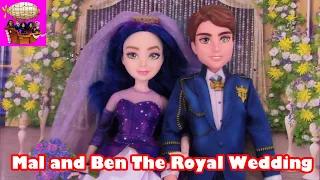 Mal and Ben The Royal Wedding Disney Descendants | Character Review and Toy Opening Series