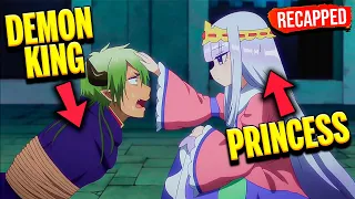 👑A Cute Princess is Kidnapped by a Super Shy Demong King😈 Anime Full Recap