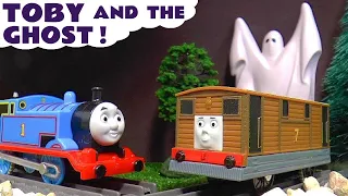 Thomas and Friends Toby and the Ghost Toy Train Story with Funlings