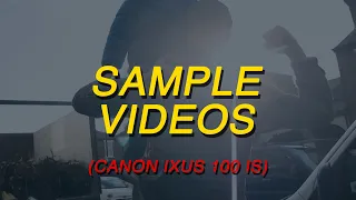 Canon IXUS 100 IS Digicam Sample Videos