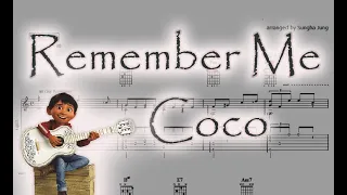 Remember Me from "COCO"  || Fingerstyle Acoustic Video Tab