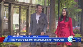 Micron workforce - Mayor Walsh talks with NewsChannel 9