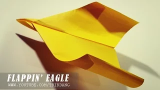 BEST PAPER AIRPLANE - How to make a paper airplane that Flies like an Eagle | Eagle (Original)