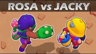 Jacky vs Rosa -Brawl star