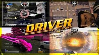 Driver San Francisco| CHAOS MOD MONTAGE! Rainbow world, throwing cars, explosions and more! PC only