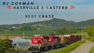 RJ Corman Nashville & Eastern SD40-2's Chase