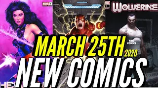 NEW COMIC BOOKS RELEASING MARCH 25th 2020 MARVEL & DC COMICS PREVIEW COMING OUT THIS WEEKS PICKS