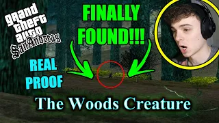 WOODS CREATURE FINALLY FOUND?!?! - Myth Analysis (GTA San Andreas - The Woods Creature)