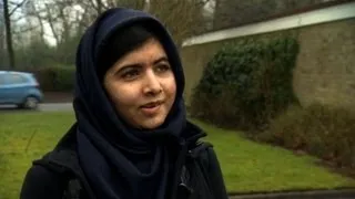 Pakistan's Malala in school for first time since shooting