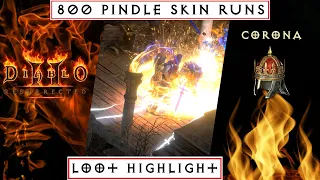 800 Pindleskin Runs: Diablo 2 Resurrected | Loot Highlights