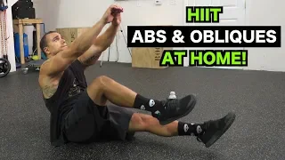Intense Tabata At Home Abs & Obliques Workout (HIIT)