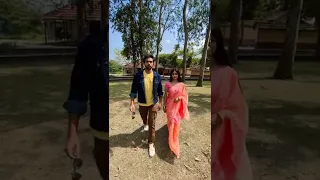 Bouma Ekghor 😉 Serial Actress Tiya 🤍💗 and Actor Raju 🖤💛 New Instagram short video 😁