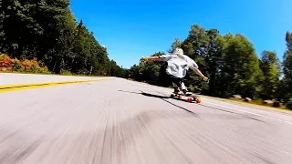 Downhill longboarding on crazy speed (best of the April) vol2