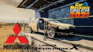 Mitsubishi Lancer Evolution X *SF LA* Restoration - Car Mechanic Simulator 2021