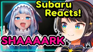 【ENG Sub】Oozora Subaru - Reacts to Gawr Gura debut