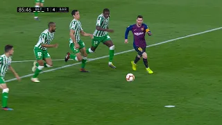 Lionel Messi vs Real Betis - 2018/19 (Away) 4K (UHD) English Commentary