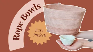 Tutorial: How to Make a Rope Bowl