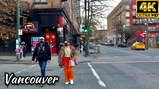 Walking Tour From Chinatown To Science World- Downtown, Vancouver ❤️Feb, 2022 [4K UHD 60fps]