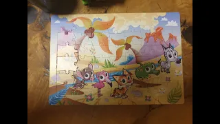 Animal Puzzle - 2 (Baby Lion, Monkey, Flamingo, Tiger, Crocodile and Zebra)