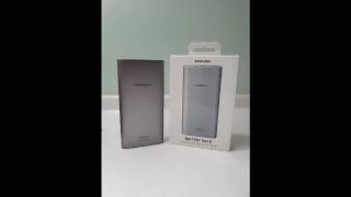 Samsung Power Bank EB-P1100C Unboxing | 10000mAh | 15W | Type C | Fast Charge | Dual USB Port