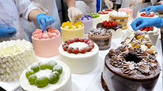 How Various Cream Cakes are Made | Korean Dessert