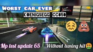 Asphalt 8 | Worst car ever🤮. Koenigsegg CC850 mp test. update 65