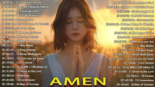 Top 50 Praise& Worship Nonstop Good Praise Songs LYRIC🙏Bless The Lord🙏Thuorugh It All 2024 Playlist