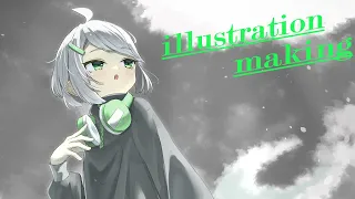 midoさん描いた【THE BINARY】【イラストメイキング】