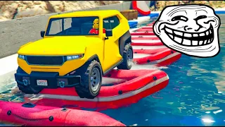 PARKOUR 99% TROLL CON C4 A MI AMIGO XDD !! GTA V ONLINE