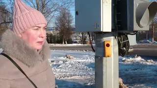 В Лениногорске появился светофор с кнопкой вызова