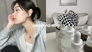 weekend vlog: reset after exams, new room + desk decor haul, watching kdramas and anime, slow days