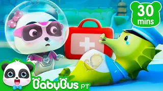 Super Panda Rescues Daddy Seahorse | Super Rescue Team | Panda Cartoon | BabyBus