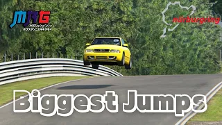 Big Jumps and crashes at Nürburgring compilation 2021 [ Assetto Corsa ]