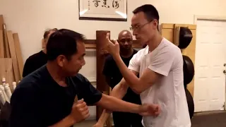 Sifu Gorden Lu Striking Strategy on Chisao 詠春黐手策略 攻擊式手法