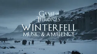 Game of Thrones Music & Ambience | Journey to Winterfell: Dusk's Snowy Embrace