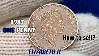 Find Out How Much Queen Elizabeth's 1987 One Penny Coins Are Worth Now!